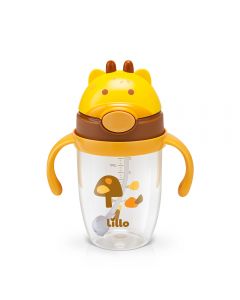 Copo Infantil Com Canudo 300ml – Girafa 