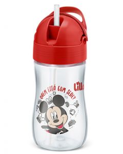 Copo Evolution Disney com Canudo 300ml - Mickey