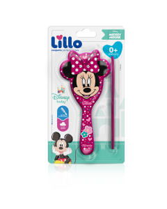 Conjunto Pente e Escova Disney Lillo - Minnie