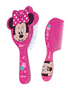 Conjunto Pente e Escova Disney Lillo - Minnie