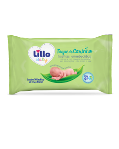 Toalhas Umedecidas Lillo Baby - 50 unidades