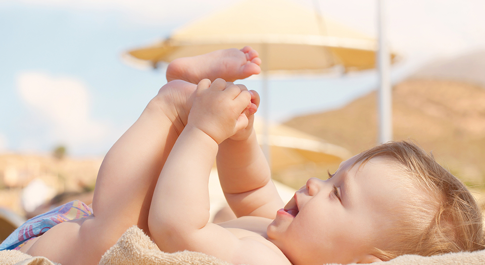 Dicas de cuidados com o bebê no verão