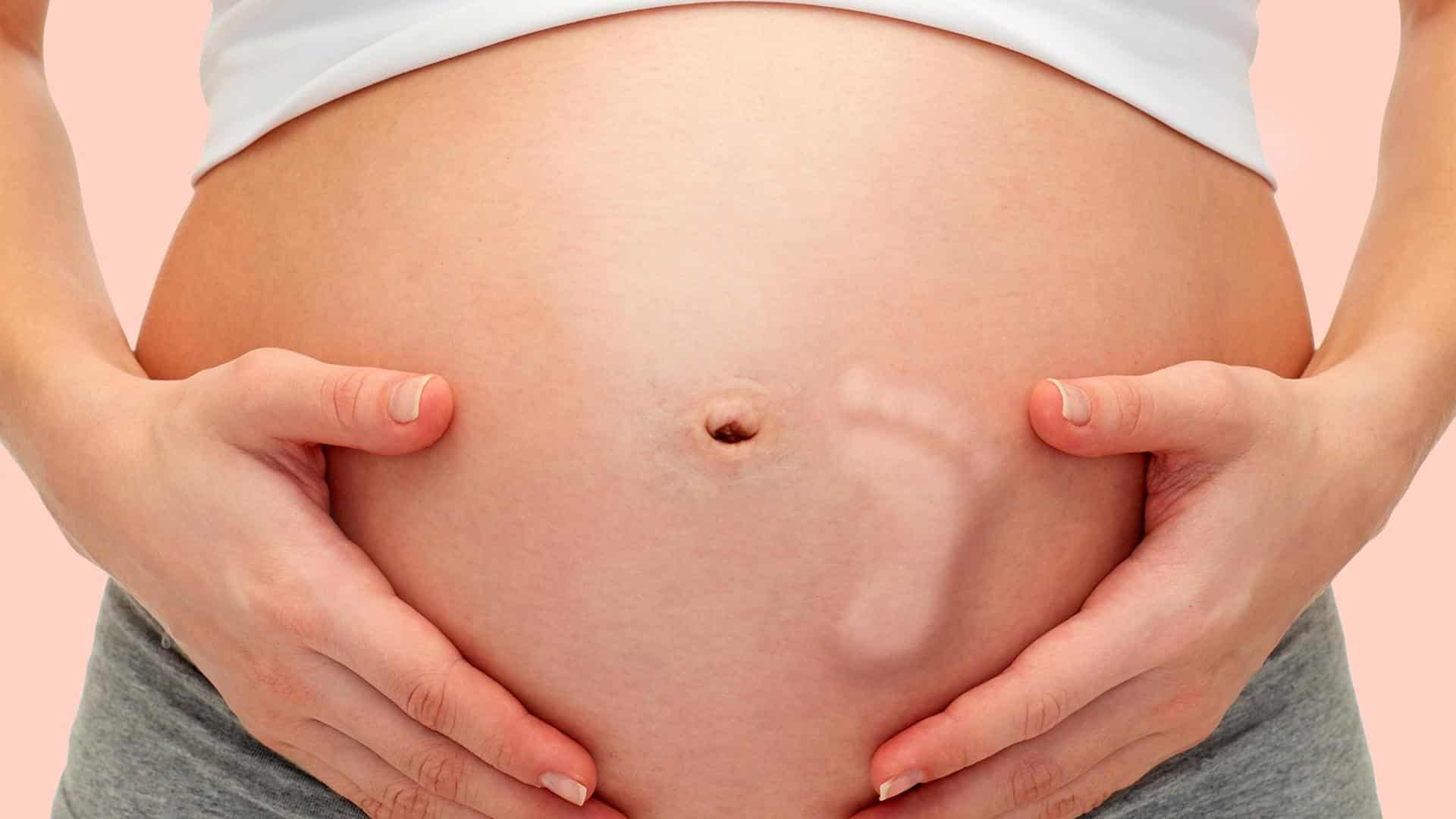 Quem mexe mais cedo na barriga?