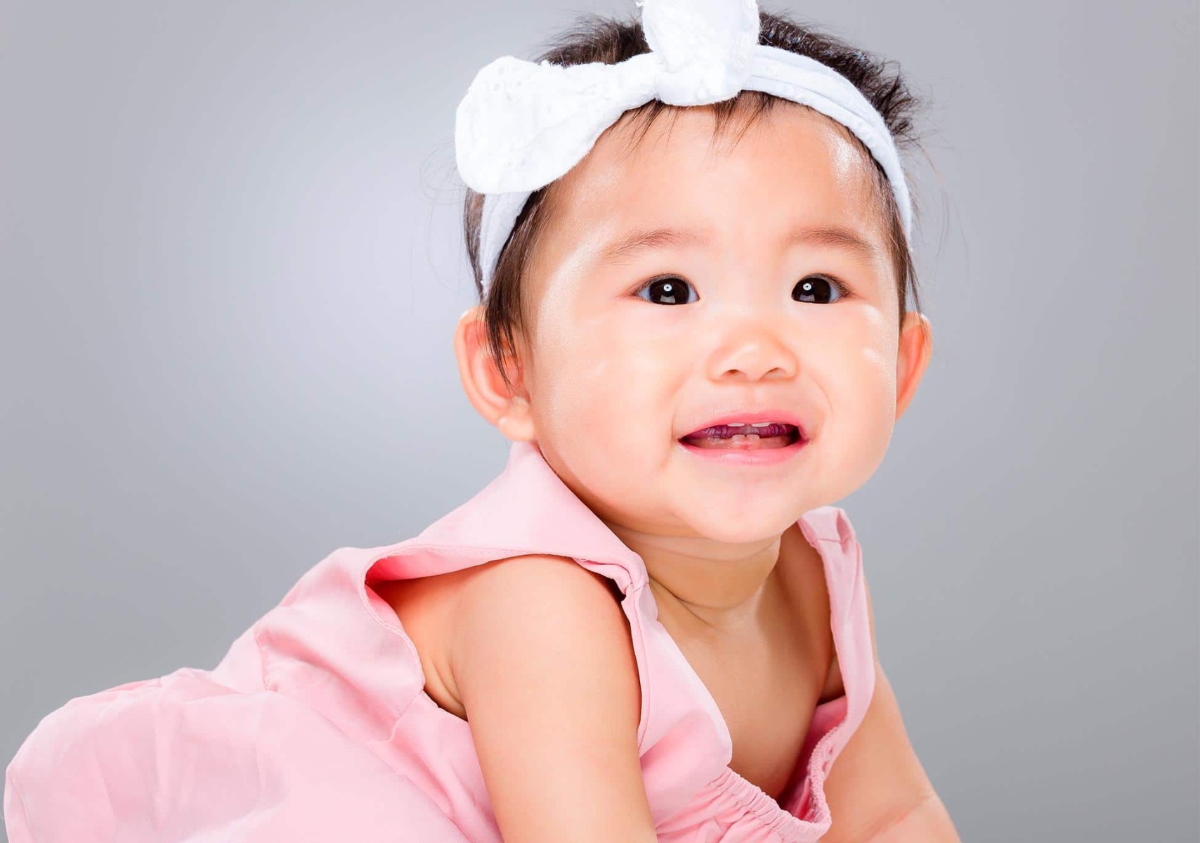 Bebê sorridente